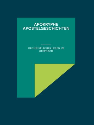 cover image of Apokryphe Apostelgeschichten